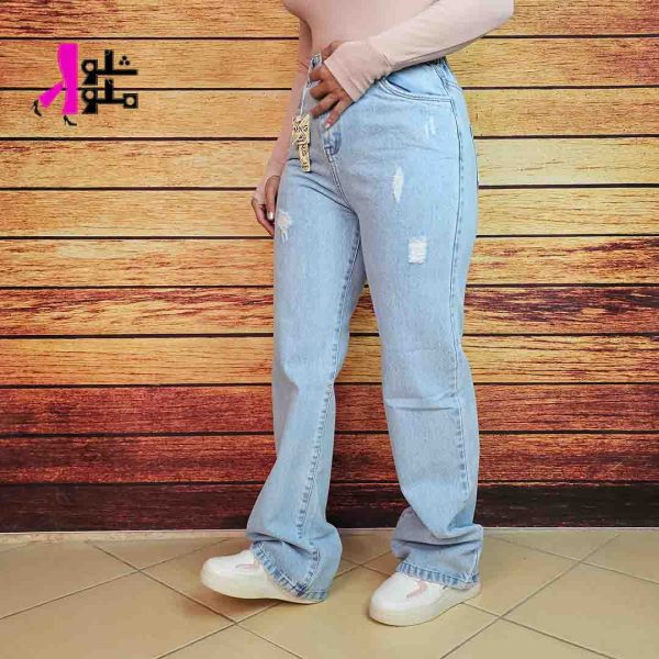 شلوار نیم بگ جین