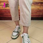 شلوار مام فیت زنانه کتان کاغذی