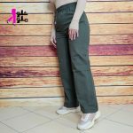 شلوار کتان کاغذی زنانه