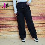 شلوار کتان کاغذی زنانه