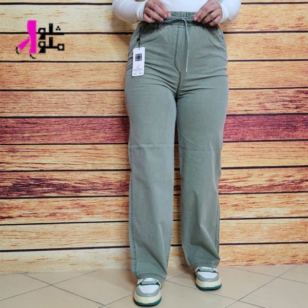 شلوار جین کاغذی زنانه