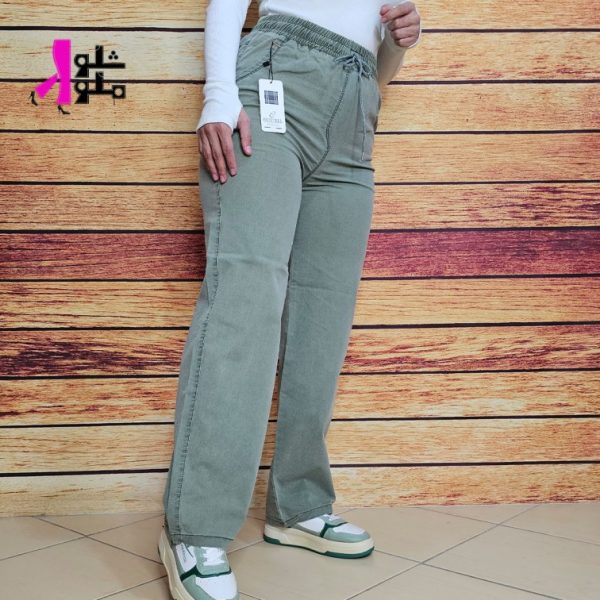 شلوار جین کاغذی زنانه