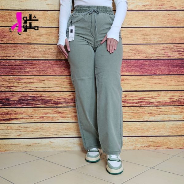 شلوار جین کاغذی زنانه