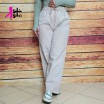 شلوار کتان کاغذی زنانه