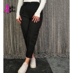شلوار مام فیت پارچه‌ای زنانه