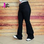 شلوار بوتکات جین زنانه مشکی