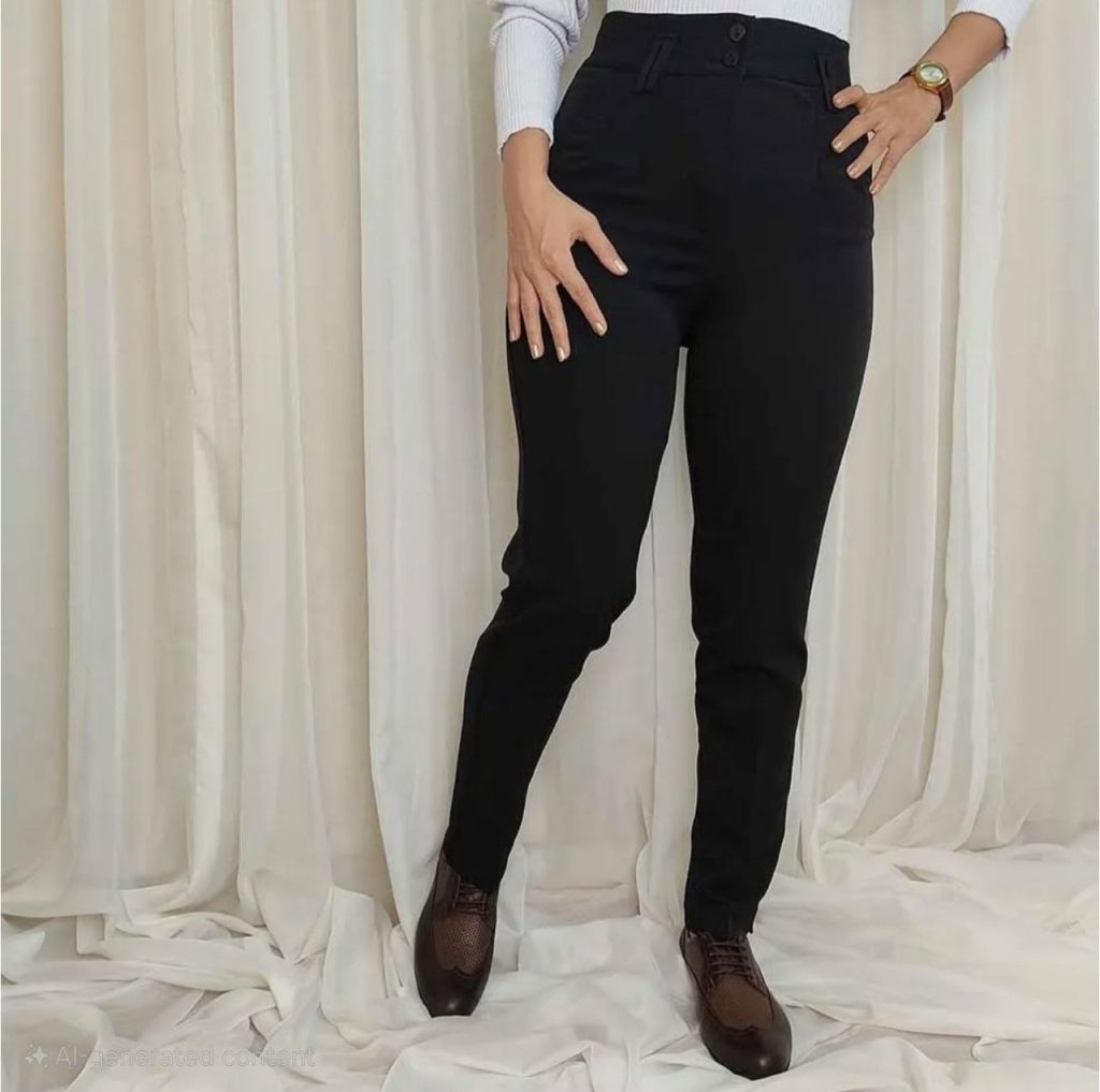 شلوار پارچهای راسته زنانه