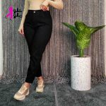خرید شلوار مام فیت مشکی زنانه