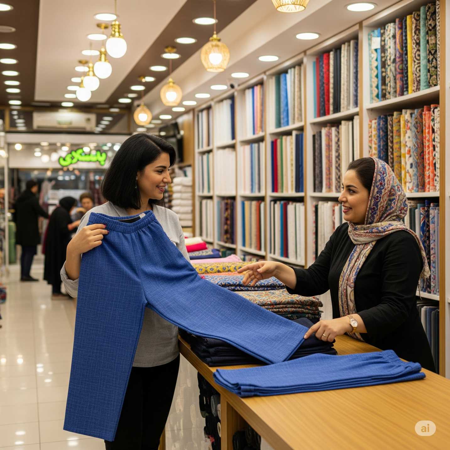 خرید شلوار زنانه پارچه‌ای در مشهد