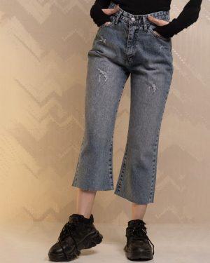 شلوار واید استریت کوتاه