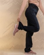 شلوار‌ جین راسته رنگ آبی تیره