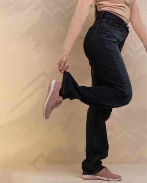 شلوار‌ جین راسته رنگ آبی تیره